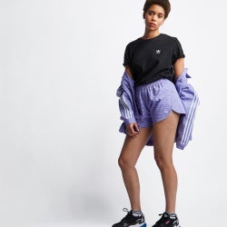 Women Shorts - adidas Fakten - Purple-Purple
