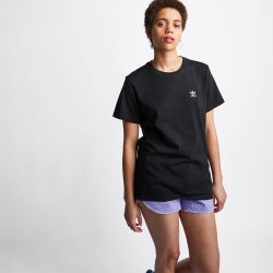 Women T-Shirts - adidas Loose - Black-Black