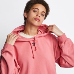 Women Hoodies - adidas Trefoil + - Pink-Pink