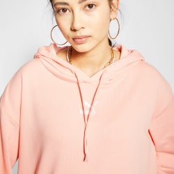 Women Hoodies - Puma Classics Oversized Over The Head - Apricot Blush-Apricot Blush