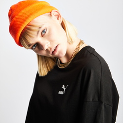 Women T-Shirts - Puma Classic Loose - Black-Black