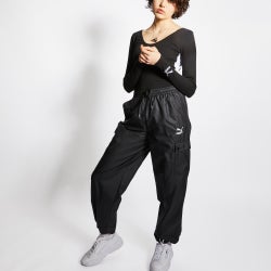 Women Pants - Puma Classic Cargo - Black-Black