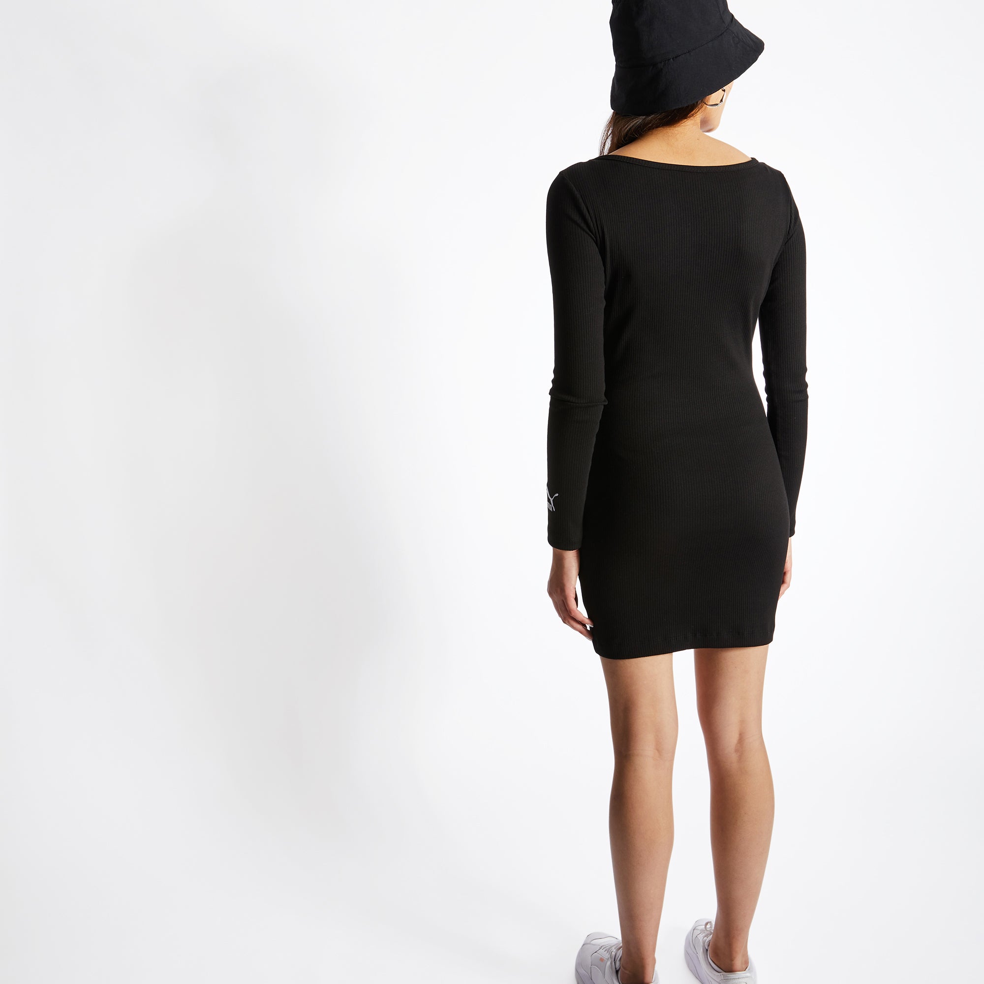 Puma Classic Rib Bodycon - Women Dresses - Image 3 of 4 Enlarged Image