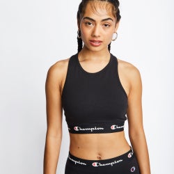 Women Sport Bras/Sport Vests - Champion Bra - Black-Black