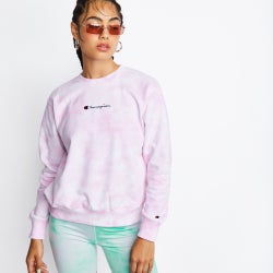 Women Sweatshirts - Champion Crew Neck - Pink-Pink