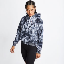 Women Hoodies - Champion Over The Head - Black-Black