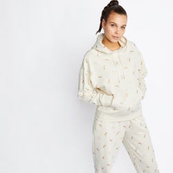 Women Hoodies - Puma Brand Love Over The Head - Off White-Gold-Off White