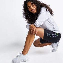 Women Shorts - Under Armour Nike - Black-Black