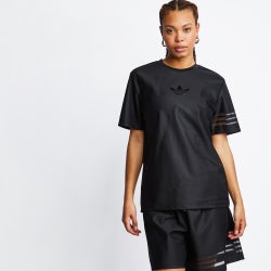 Women T-Shirts - adidas Originals Bellista Primegreen T-Shirt Loose - Black-Black