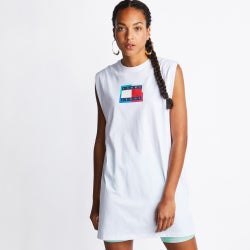 Women Dresses - Tommy Jeans Tommy - White-White
