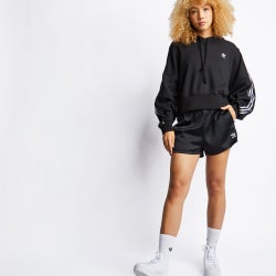 Women Hoodies - adidas Satin - Black-Black