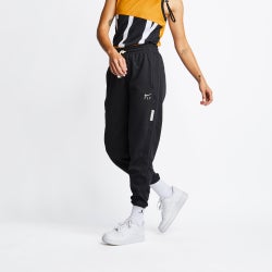 Women Pants - Nike Basketball Open Hem - Black-(Pale Ivory)