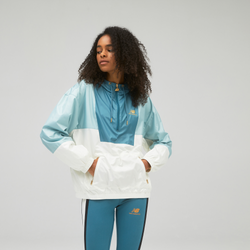 Women Jackets - New Balance Athletics - Storm Blue-Storm Blue