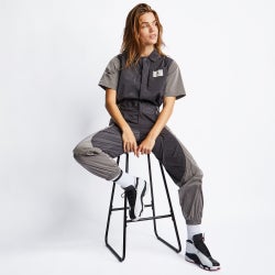 Women Jumpsuits - Jordan Jumpman Flightsuit - Thunder Grey-Moon Particle