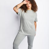 Dk Grey Heather-(White)