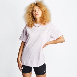 Women T-Shirts - Nike Air Boyfriend - Regal Pink-(White)