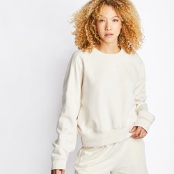 Women Sweatshirts - adidas Adicolor Essentials Fleece Sweatshirt - Off White-Off White