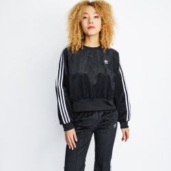 Women Sweatshirts - adidas Originals Cord Crew Neck - Black-Black