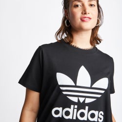 Women T-Shirts - adidas Originals Plus Shortsleeve - Black-Black