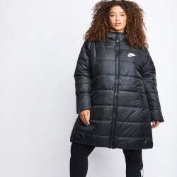 Women Jackets - Nike Sportswear Plus Outerwear - Black-Black