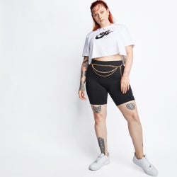 Women Shorts - Nike Sportswear Plus Bike - Black-Black