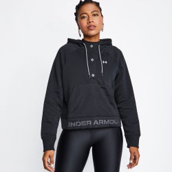 Women Hoodies - Under Armour Over The Head - Black-Black