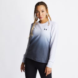 Women Sweatshirts - Under Armour Crew Neck - White-White