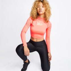 Women T-Shirts - Under Armour Longsleeve - Black-Black