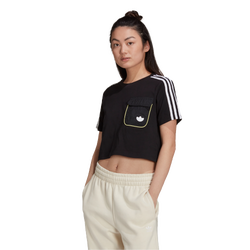 Women T-Shirts - adidas Floral Utility - Black-Black
