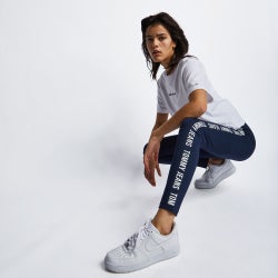 Women Leggings - Tommy Jeans Tight - Navy-Navy