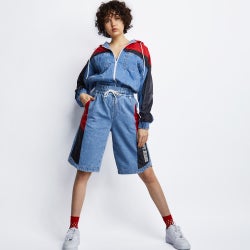 Women Shorts - Tommy Jeans Basketball - Navy-Navy