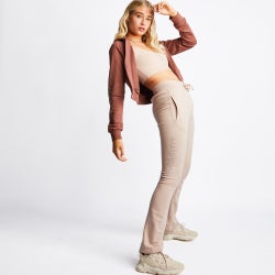 Women Pants - Step Into You - adidas Open Hem Originals Pants - Natural-Natural