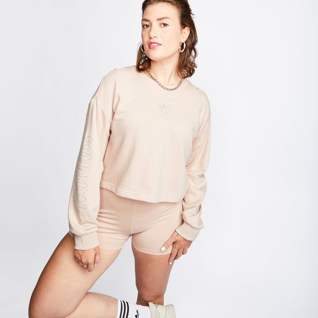 Adidas Slouchy Crew Sweatshirt - Step Into You - Women Sweatshirts