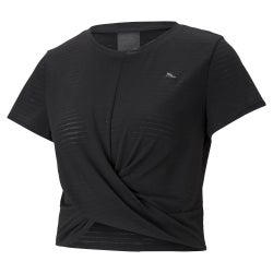 Women T-Shirts - Puma Studio Twist - Black Burn-Black Burn
