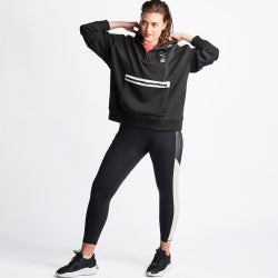 Women Hoodies - Puma First Mile Over The Head - Black-Black