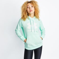 Women Hoodies - Under Armour Armour Over The Head - Aqua-Aqua