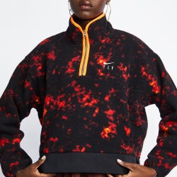 Women Hoodies - Nike Essential Over The Head - Black-Pale Ivory