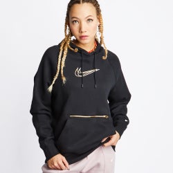 Women Hoodies - Nike Essentials Dance Over The Head - Black-Black