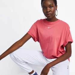 Women T-Shirts - Nike Essentials  Boyfriend - Archaeo Pink-White