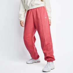 Women Pants - Nike Essentials Open Hem - Archaeo Pink-White