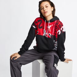 Women Hoodies - Jordan Jumpman Classic 40 Over The Head - Black-Black