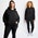 adidas Originals Over The Head - Women Hoodies Black-Gold-Black