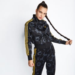 Women Track Tops - adidas Originals - Black-Gold-Black