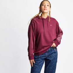 Women Hoodies - adidas Originals Over The Head - Burgundy-Burgundy