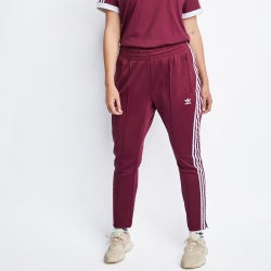 Women Pants - adidas Originals Plus Track - Burgundy-Burgundy