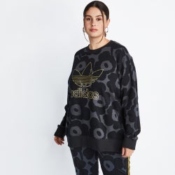 Women Sweatshirts - adidas Adicolor Plus Crew Neck - Black-Carbon