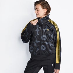 Women Track Tops - adidas Firebird Plus - Black-Carbon