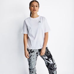 Women T-Shirts - Jordan Essentials - White-White-White