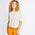 Jordan Heritage Shortsleeve Tee - Women T-Shirts Off White-Off White-Off White