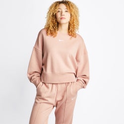 Women Sweatshirts - Nike Sportswear Trend Crew Neck Top - Pink-Pink